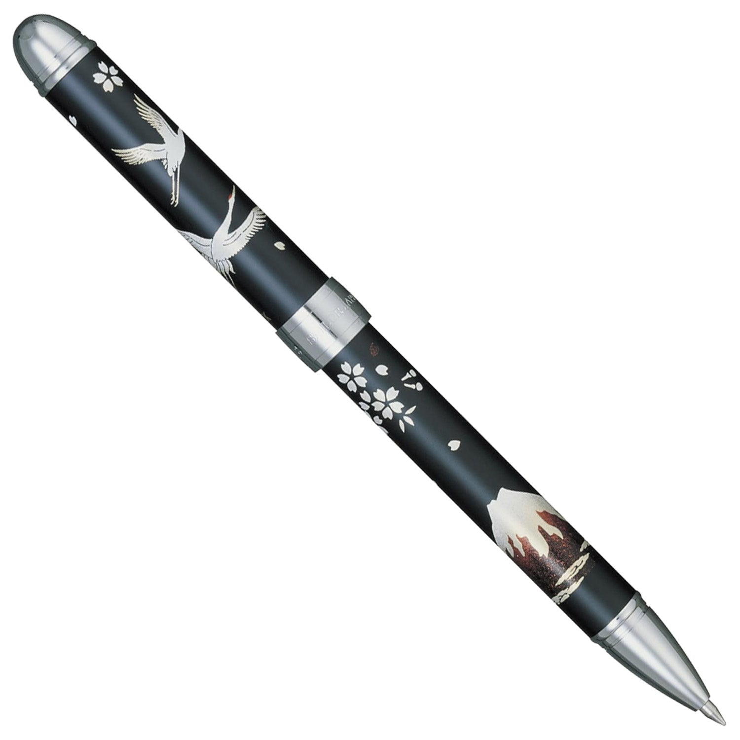 Sailor Yubi Maki-E Tsuru Crane Black CT Multi Functional Pen 16-0334-220