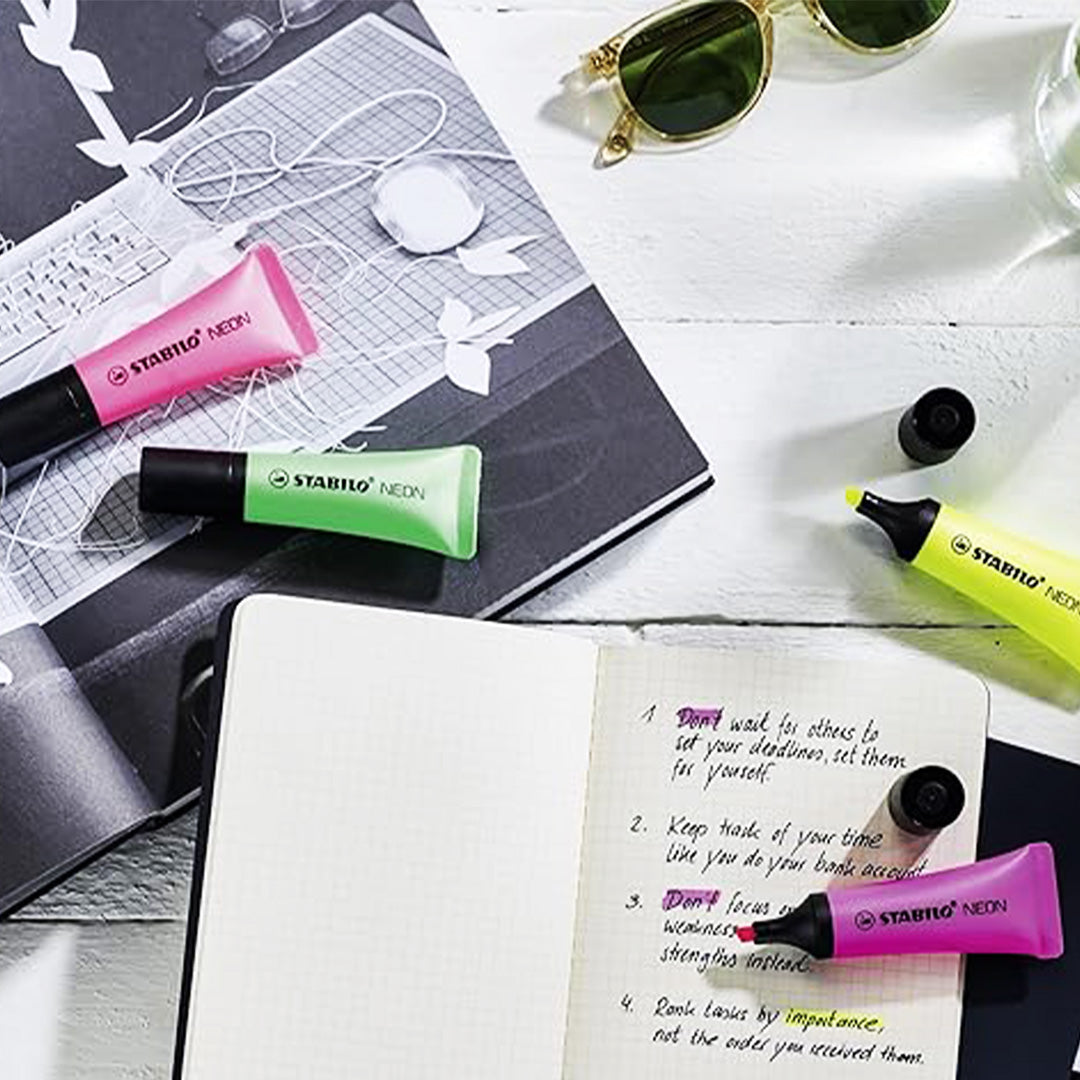 Stabilo Neon Highlighter Set
