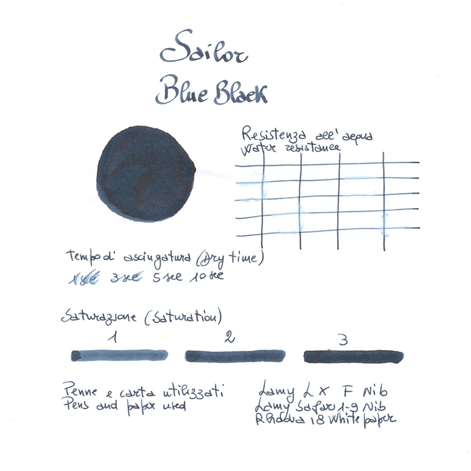 Sailor Dye Ink Bottle - (50 ML)
