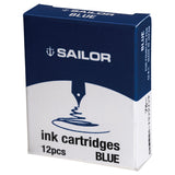 Sailor Dye Ink Cartridge-(Pack of 12)