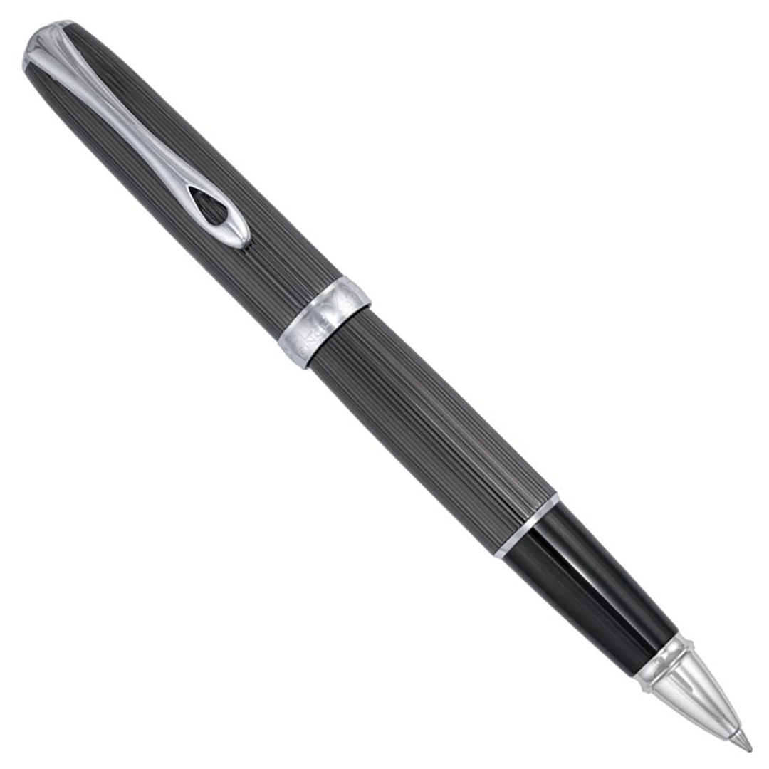 Diplomat Excellence A2 Guilloche Black CT Roller Ball Pen D40222030