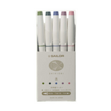 Sailor Shikiori Twin Brush Pens- Pack Of 5