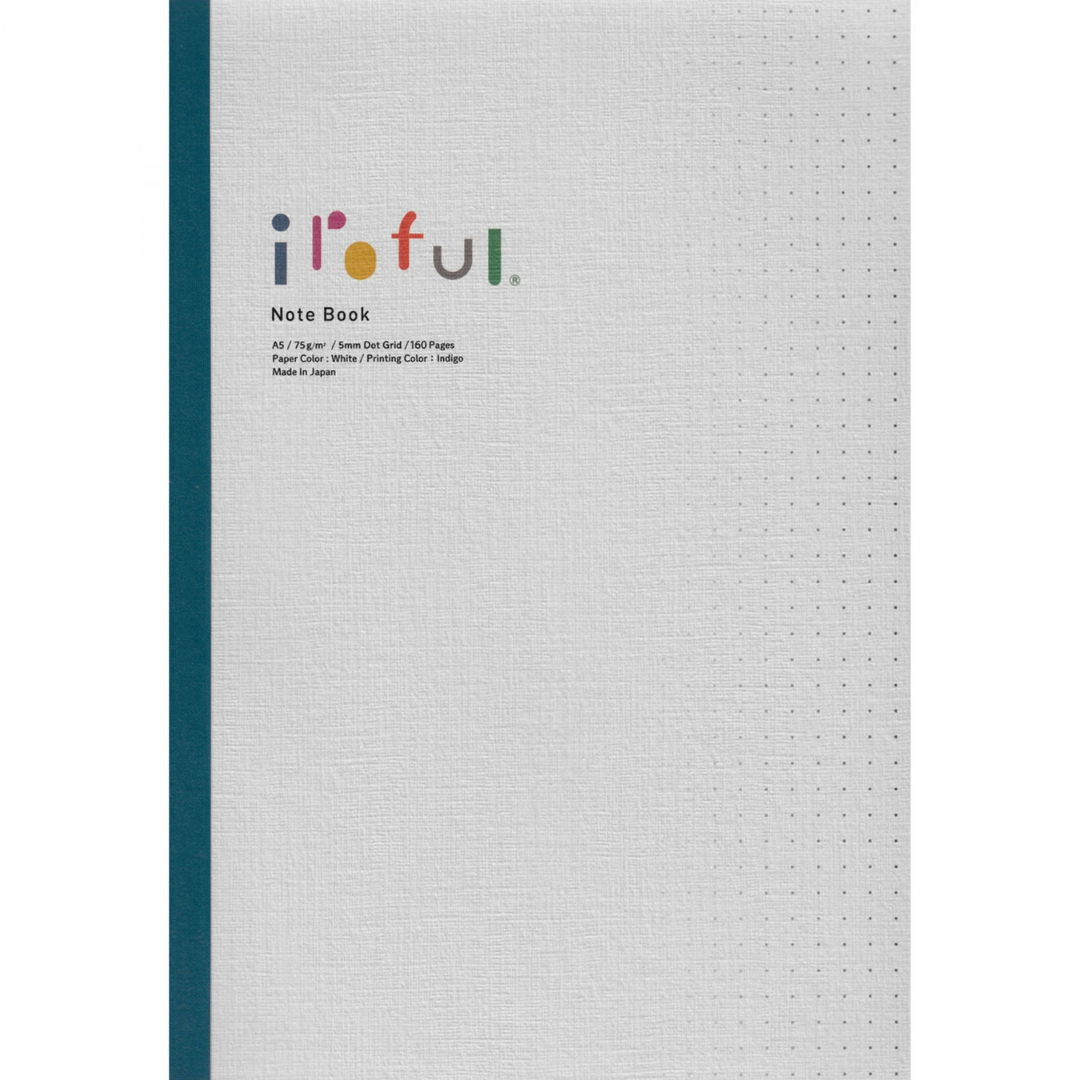 Sakae Technical Paper Iroful Notebook A5 Grey – SCOOBOO