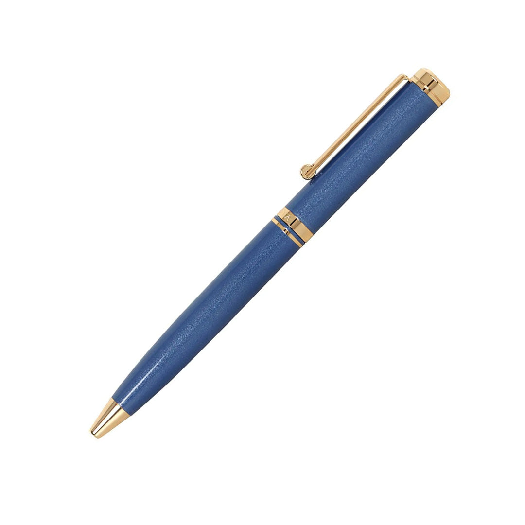 Arista Ballpoint Pen With Gold Chrome Table Clock