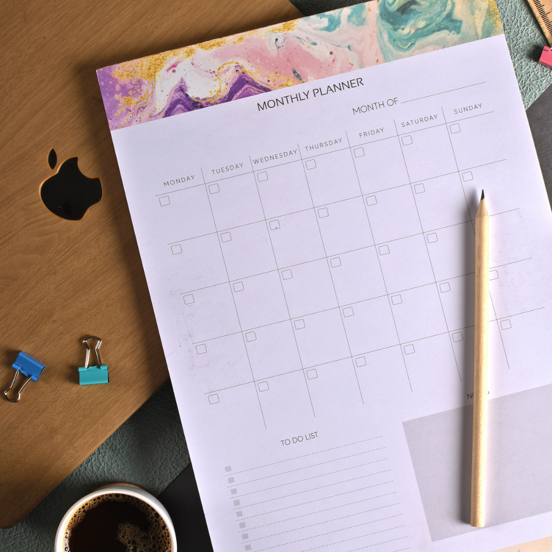 Scholar A4 Monthly Planner Vertical (MPL)