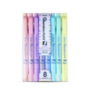 Pentel Dual Pastel Illumina Flex Highlighter Set