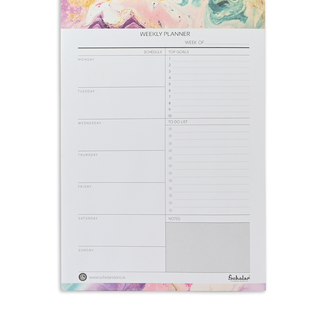 Scholar A4 Weekly Planner Vertical (WPL)