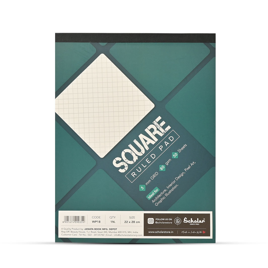 Scholar 1/8 Classic Square Pad
