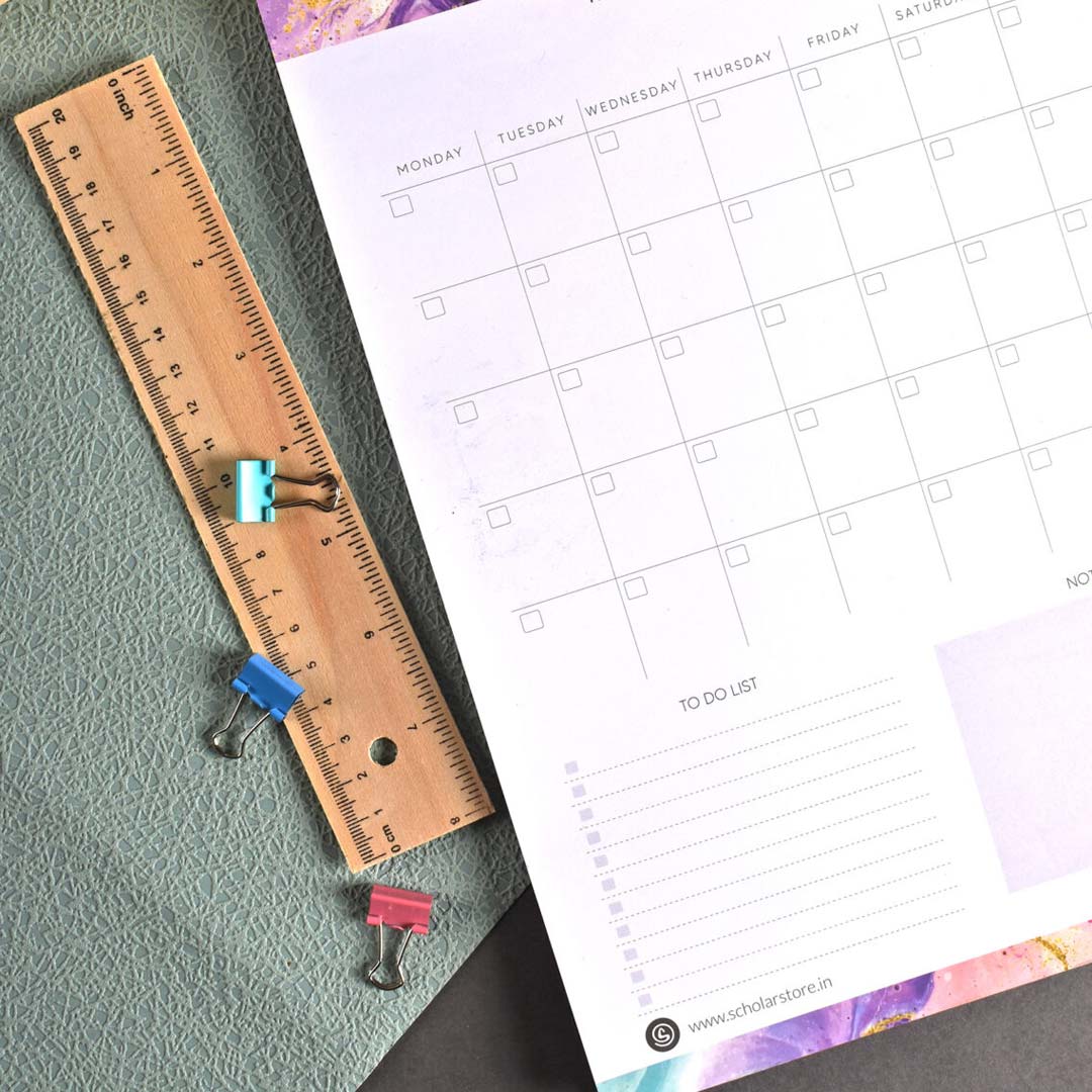 Scholar A4 Monthly Planner Vertical (MPL)