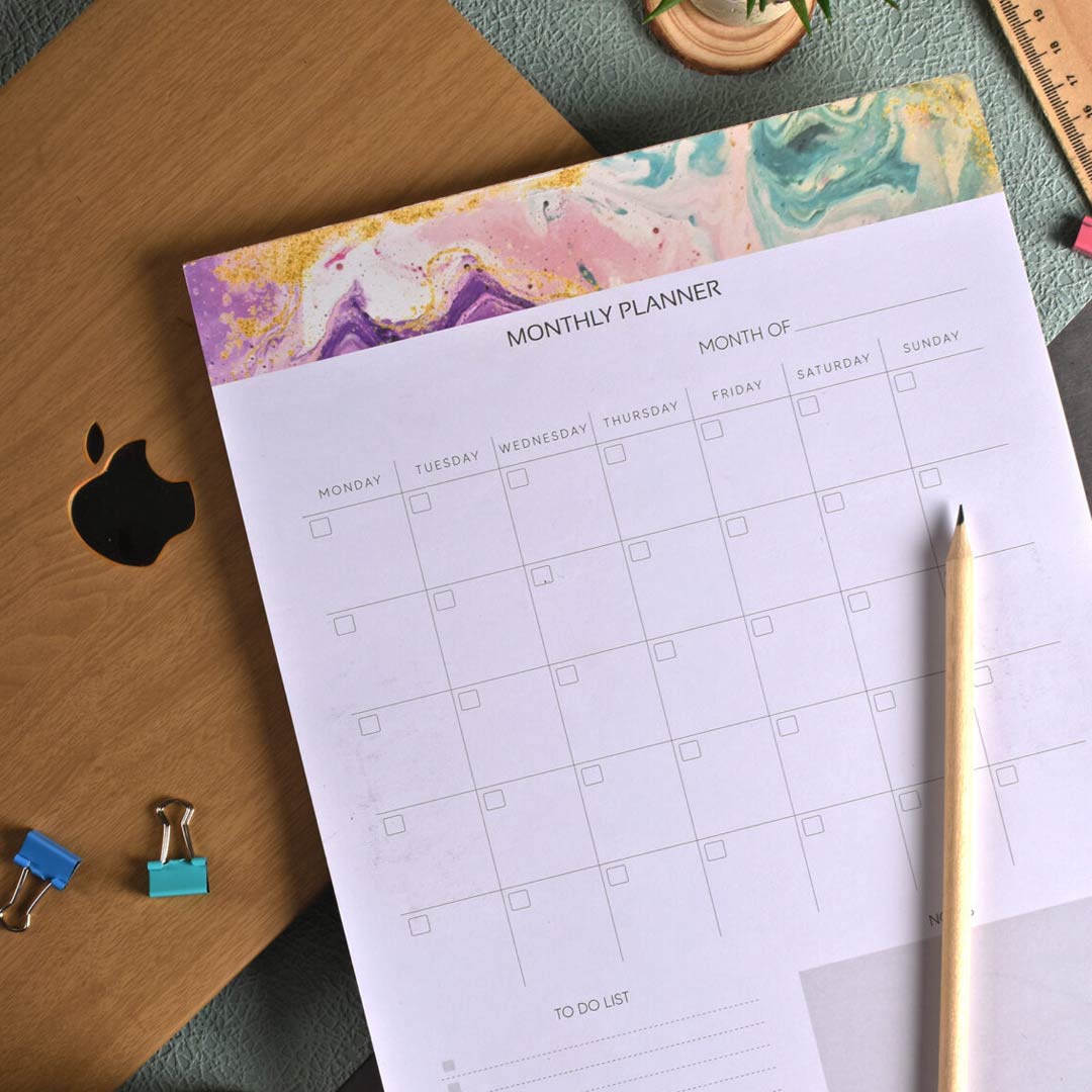 Scholar A4 Monthly Planner Vertical (MPL)