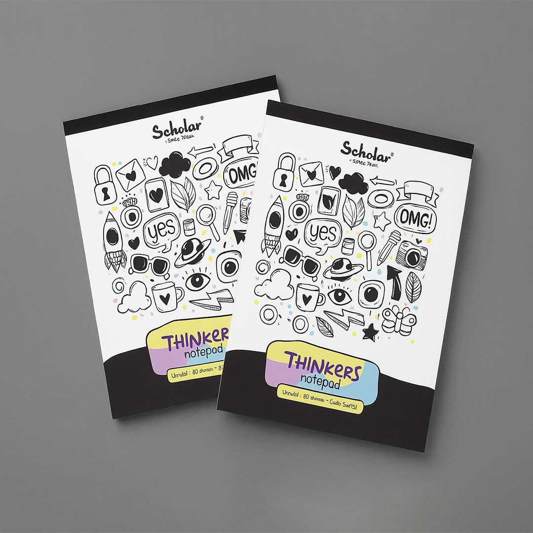 Scholar A4 Thinker’s Unruled Notepad