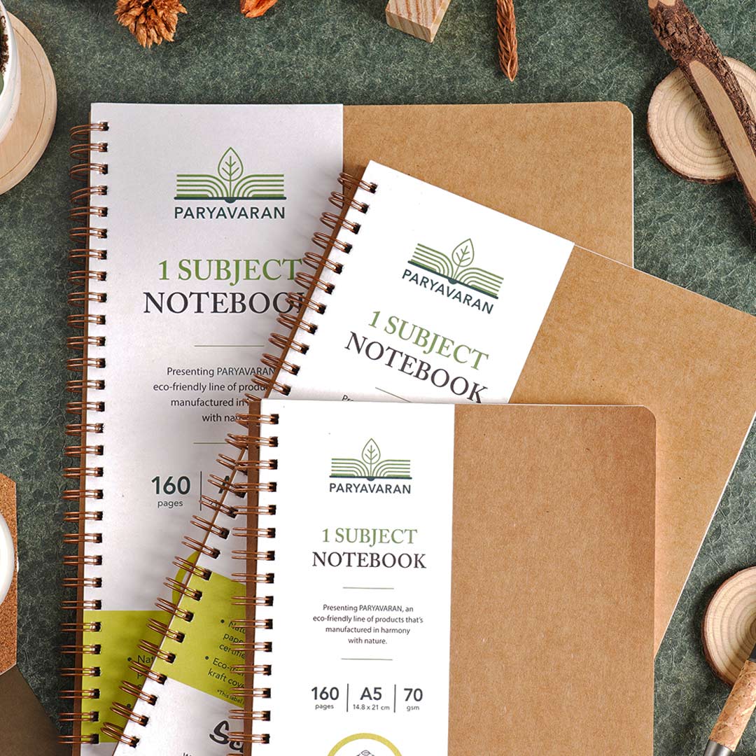 Scholar Paryavaran Five Subject Ruled Notebook