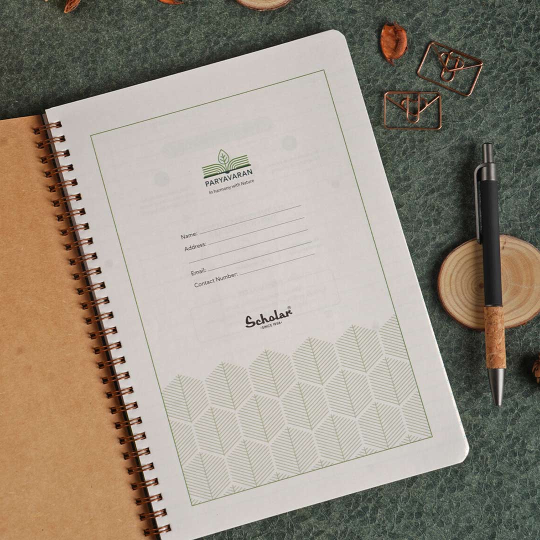 Scholar Paryavaran Five Subject Ruled Notebook