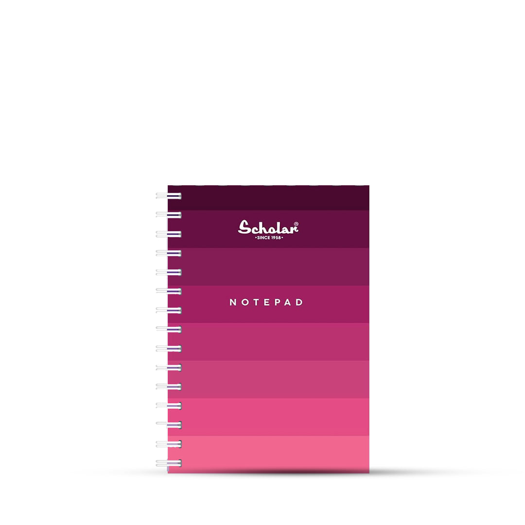 Scholar Side Bound Spiral Ruled Notepad