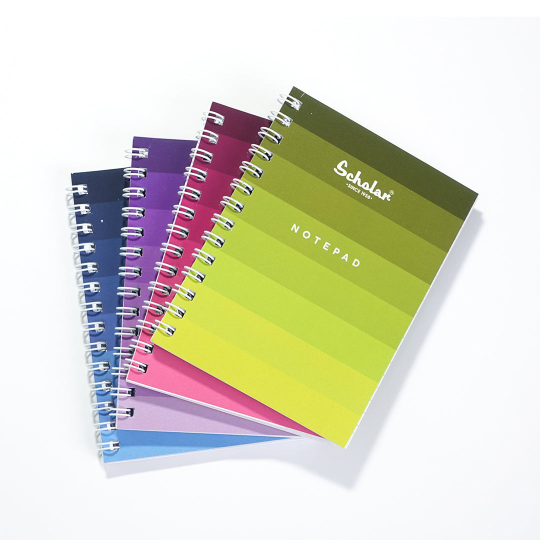 Scholar Side Bound Spiral Ruled Notepad