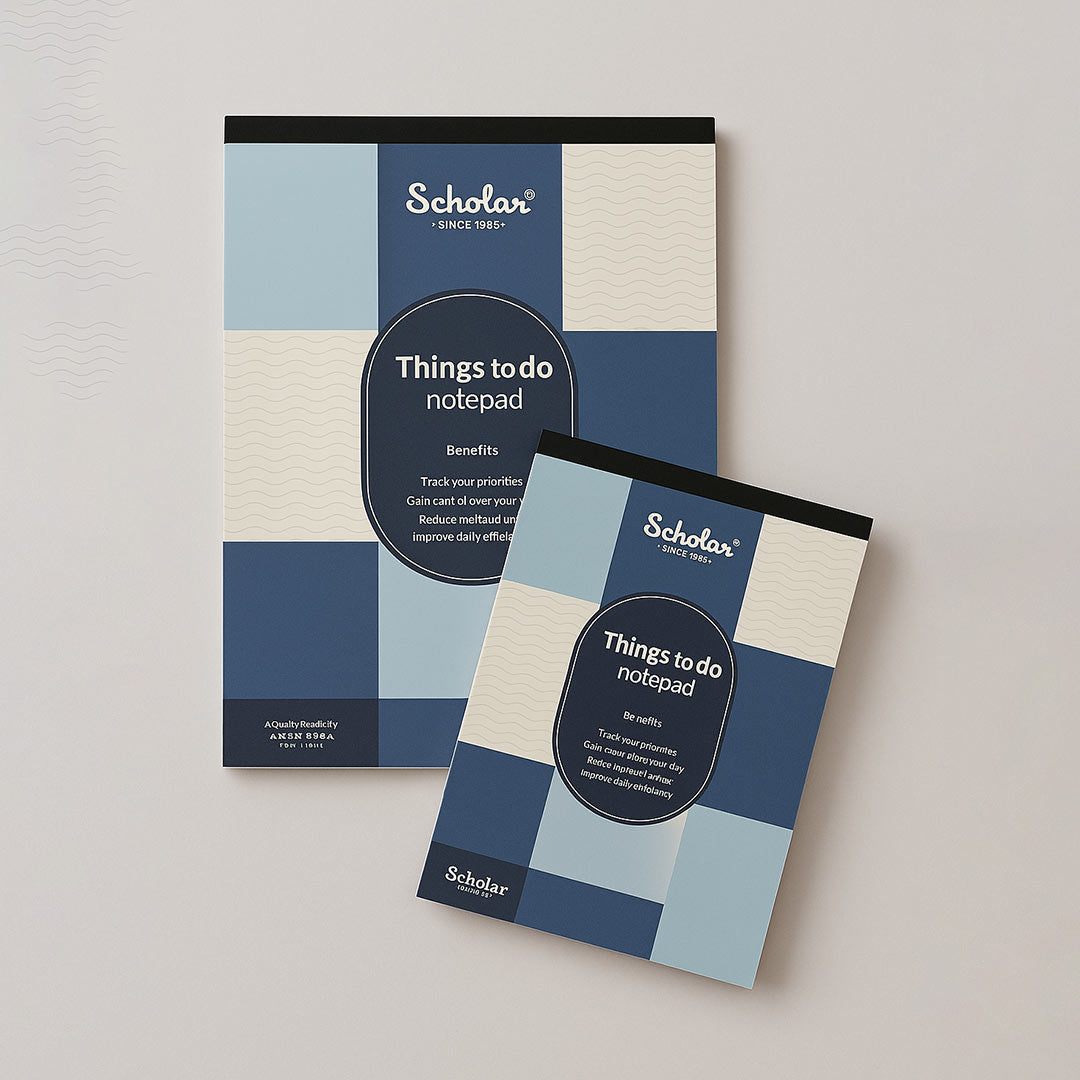 Scholar Things To-do Ruled Notepad
