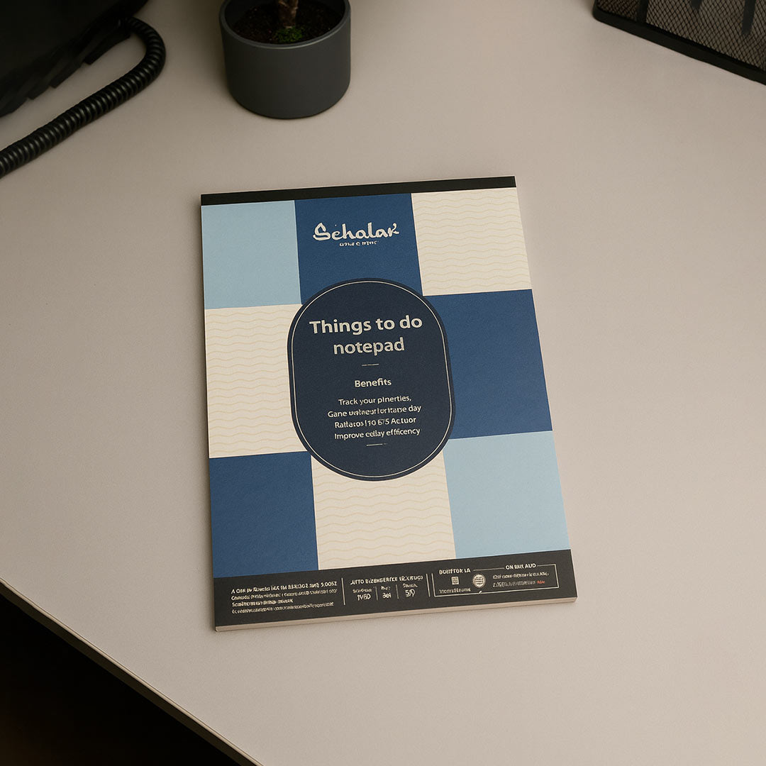 Scholar Things To-do Ruled Notepad