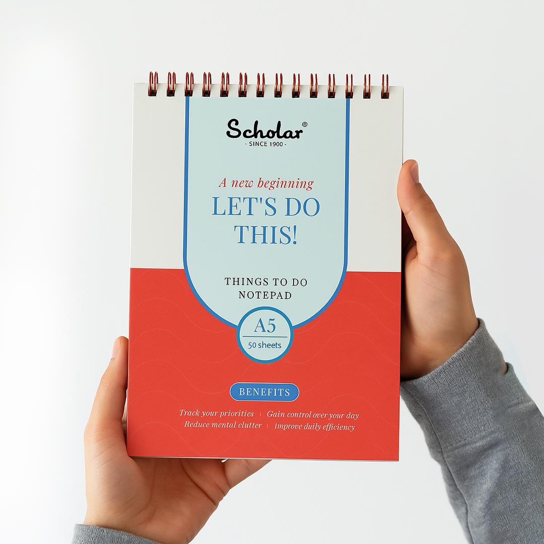 Scholar Things To-do Ruled Spiral Pads