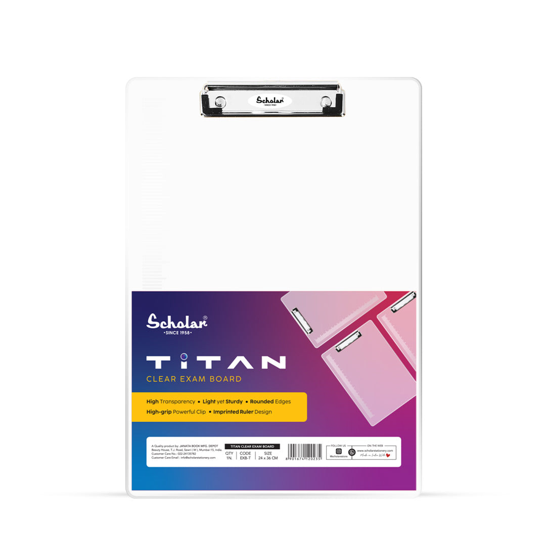 Scholar Titan Clear Exam Board