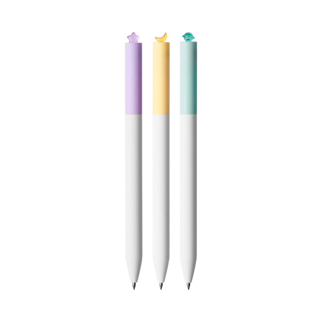 Kaco First Roller Stars Gel Pen- Set of 3 Pens