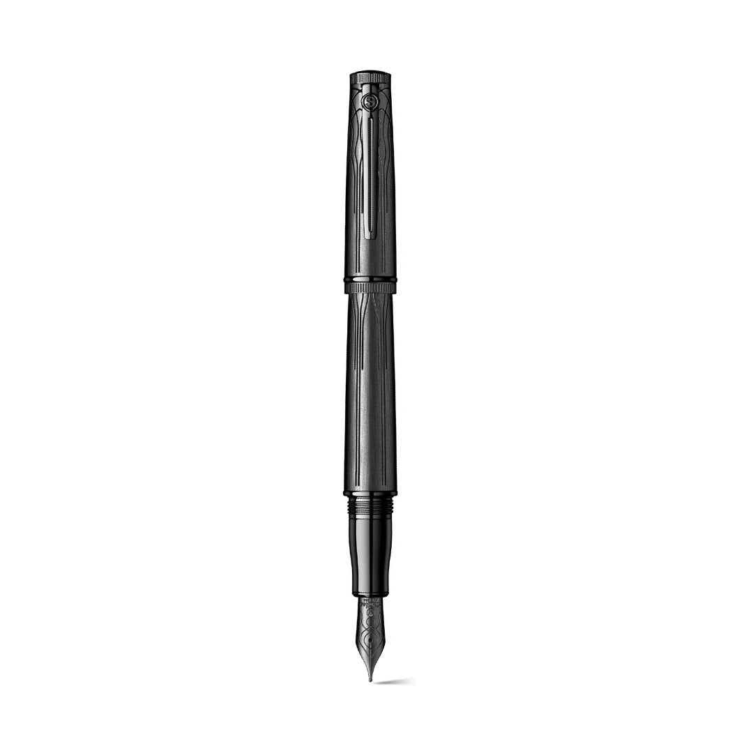 Scrikss Medium Heritage Matt Black Fountain Pen
