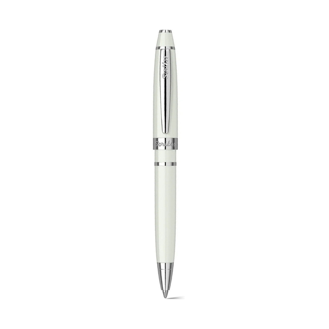 Scrikss Mini Metropolis Ivory CT Ballpoint Pen
