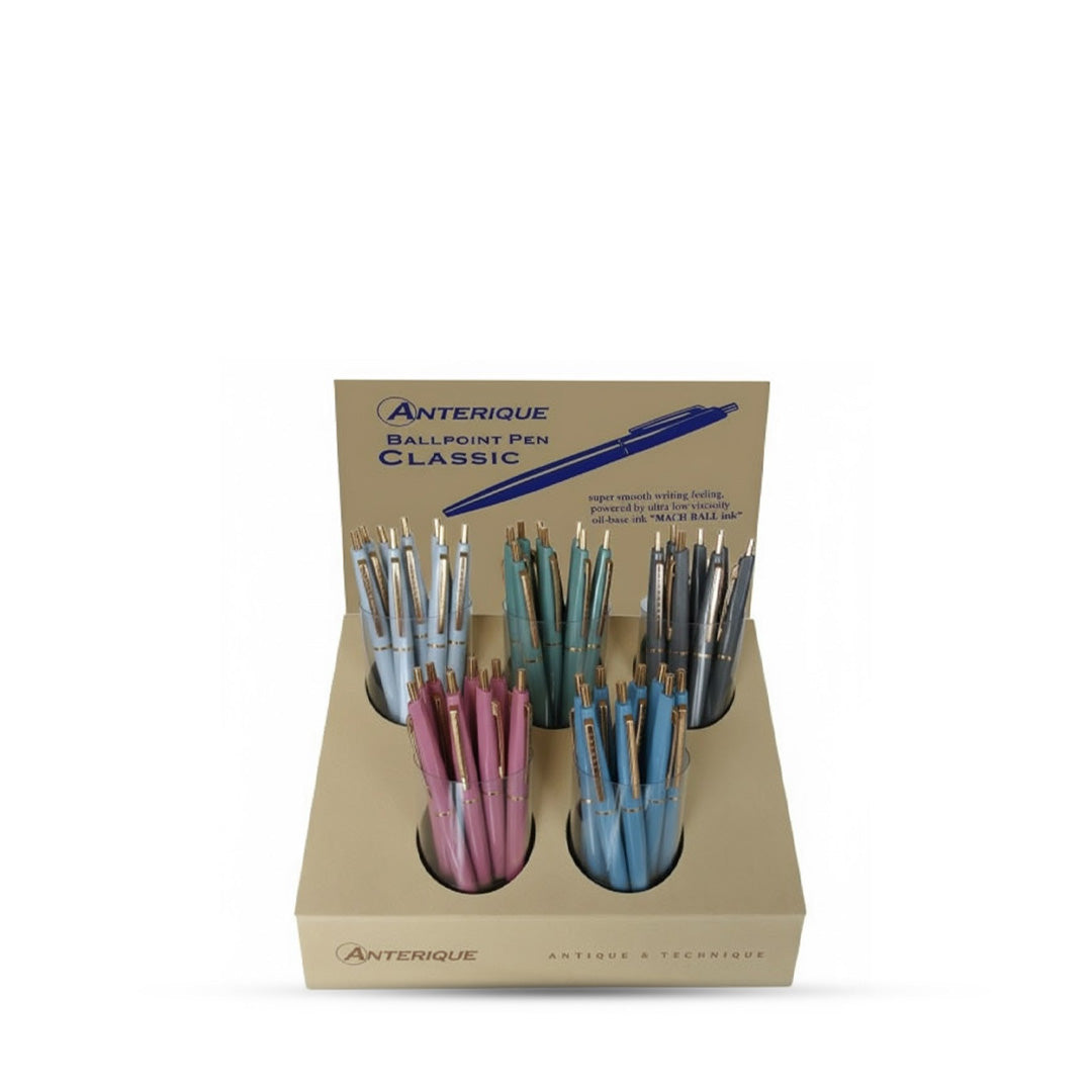 Anterique Oil-based Ballpoint Pen 0.5 Display Set
