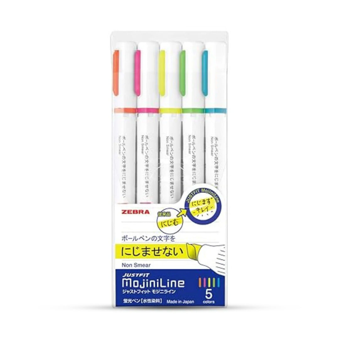 Zebra Justfit Mojini Line Highlighter Set