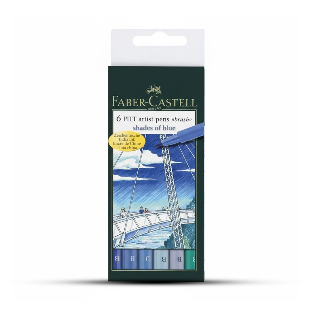 Faber-Castell 6 PITT Artist Pens