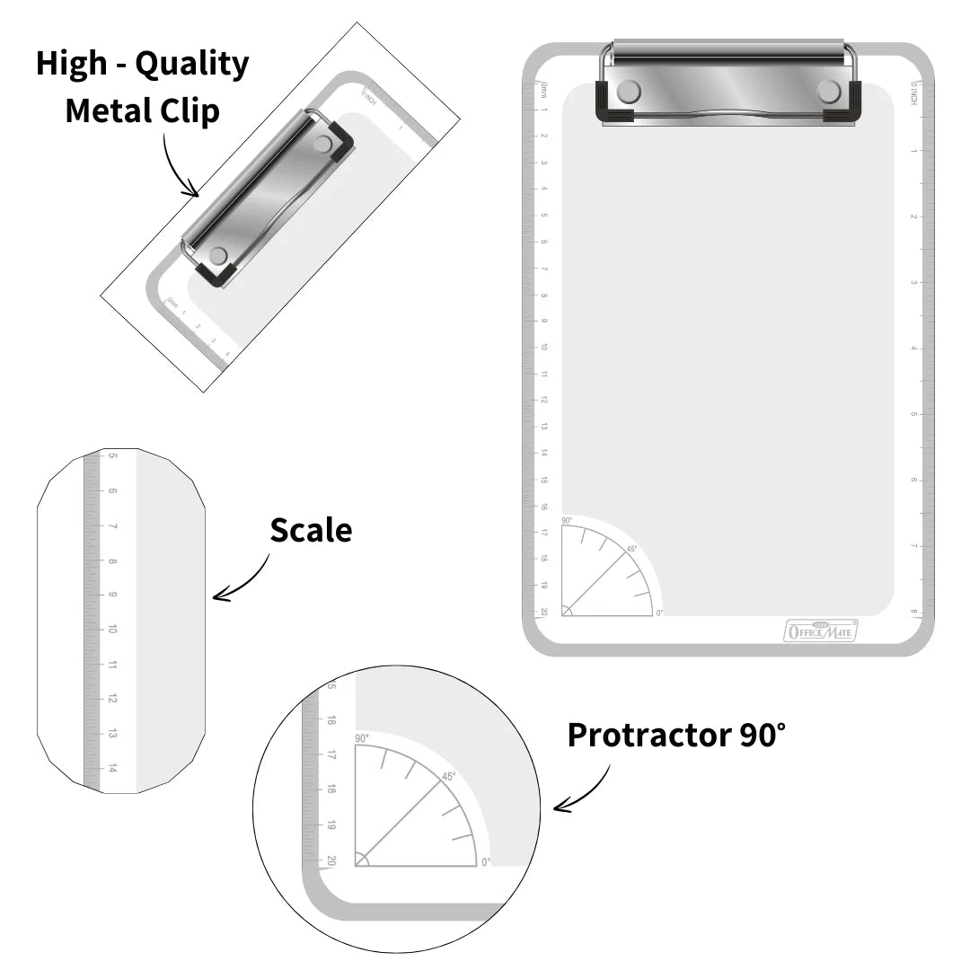 Soni Officemate Clipboards Examination Writing Pad