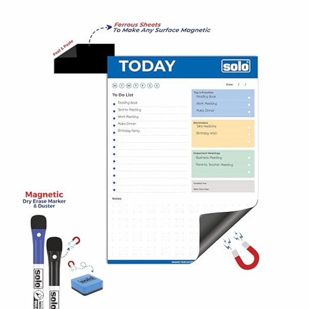 Solo FlexiBoard Magnetic A4 Daily Planner