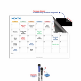 Solo Magnetic Whiteboard Monthly Planners