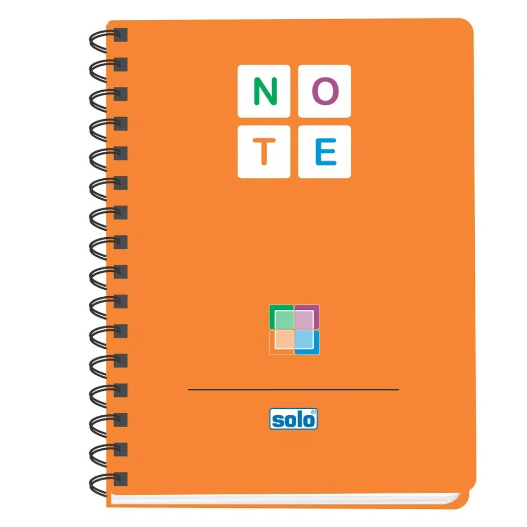 Solo Spiral A5 Ruled Notebook