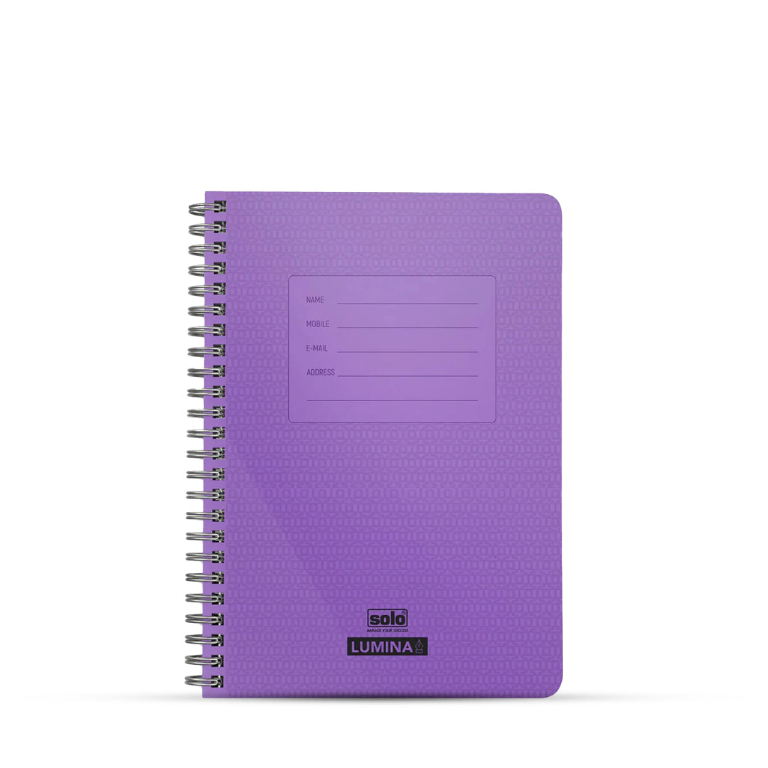 Solo Transparent B5 Ruled Notebook