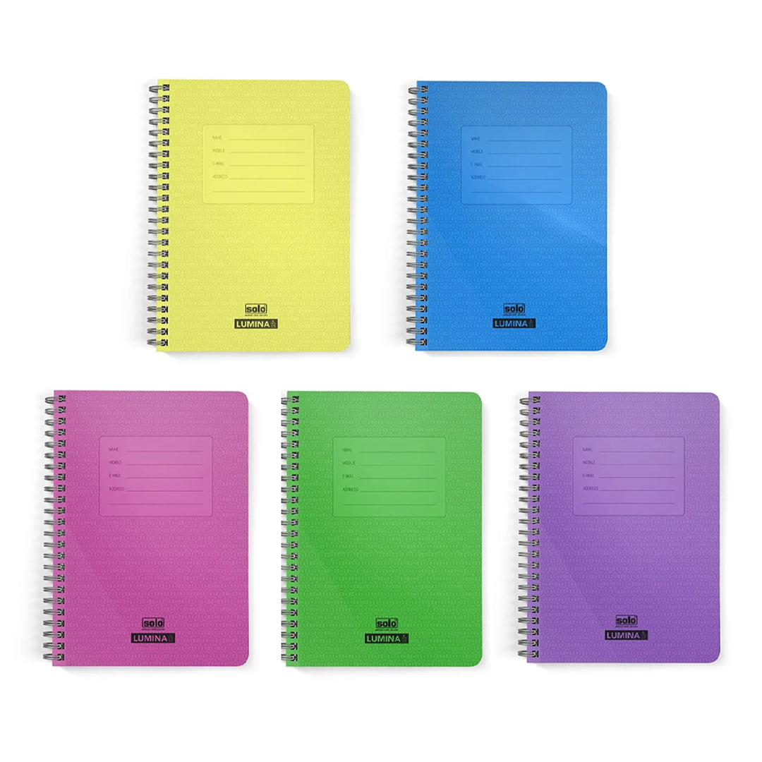 Solo Transparent B5 Ruled Notebook