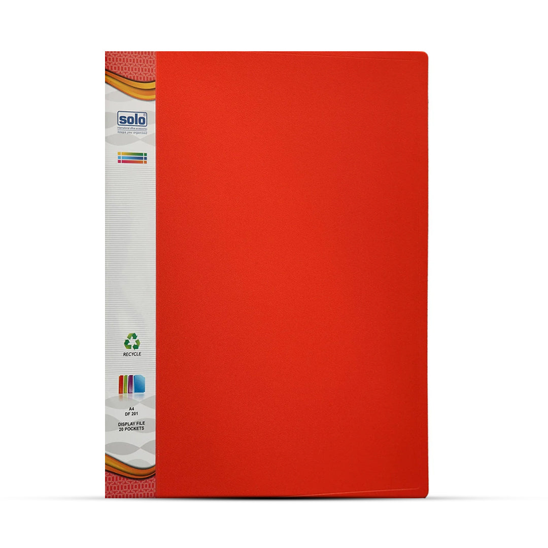 Solo Display Files 20 Pockets A4