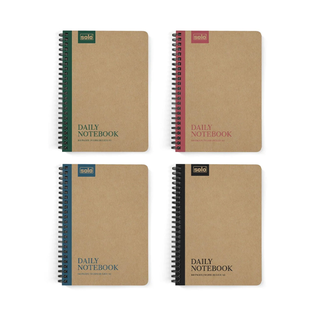 Solo Eco-friendly A5 Ruled Notebook