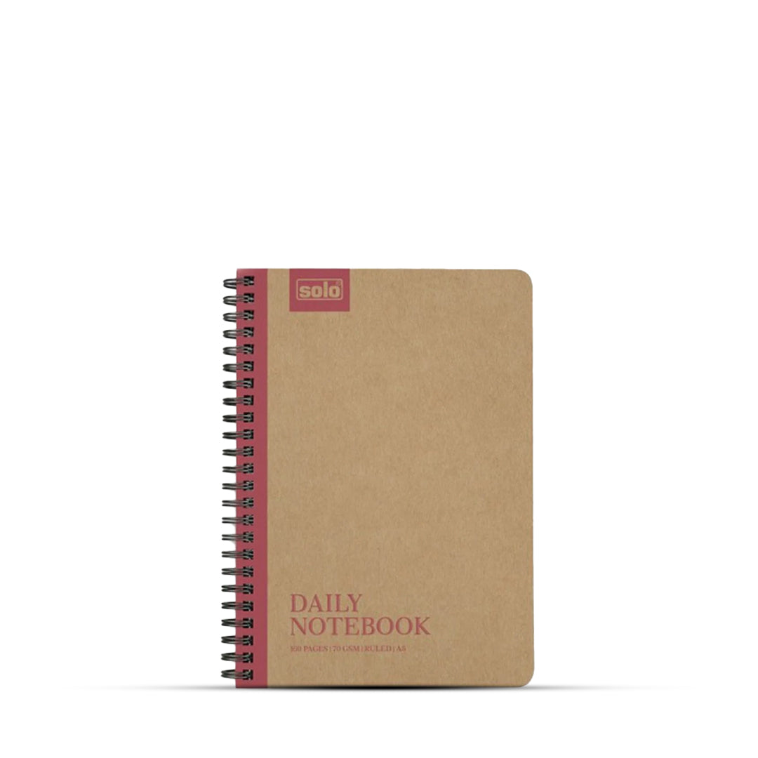 Solo Eco-friendly A5 Ruled Notebook