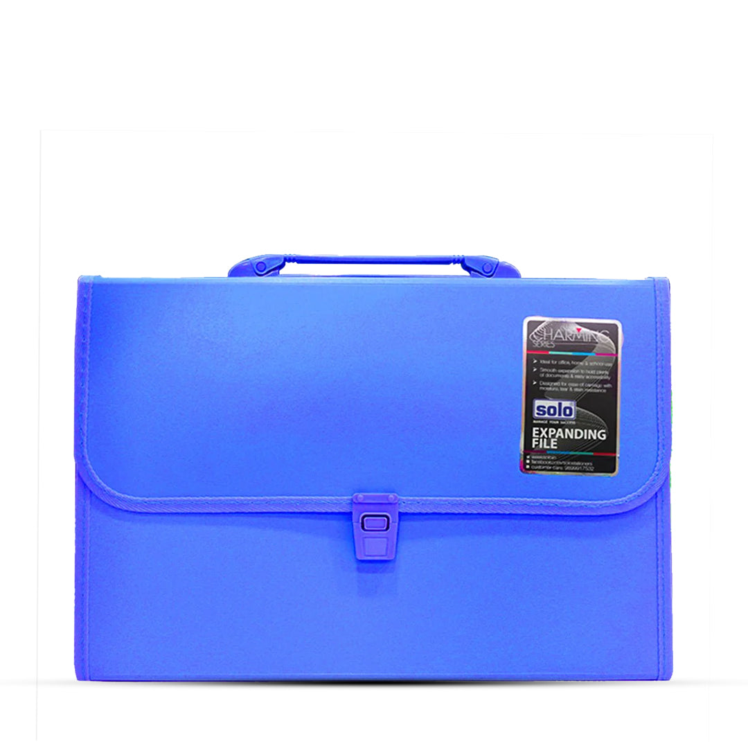Solo A4 Lock and Handle Expanding File