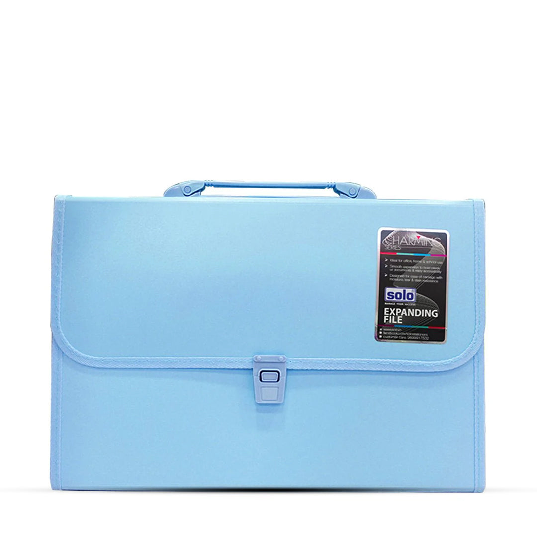 Solo A4 Lock and Handle Expanding File