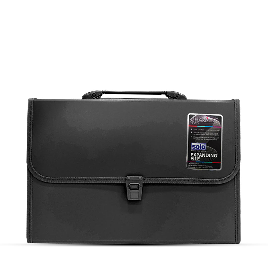 Solo A4 Lock and Handle Expanding File