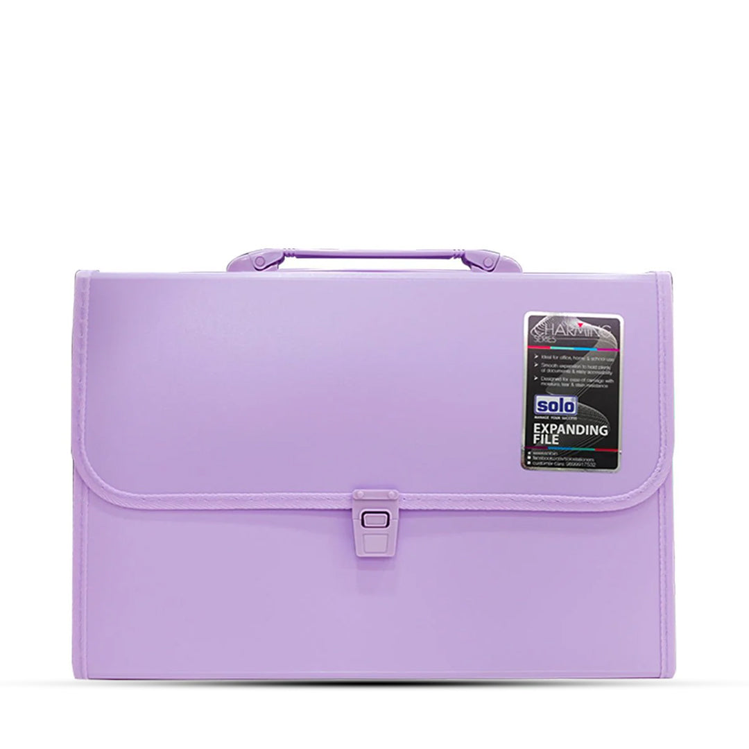 Solo A4 Lock and Handle Expanding File