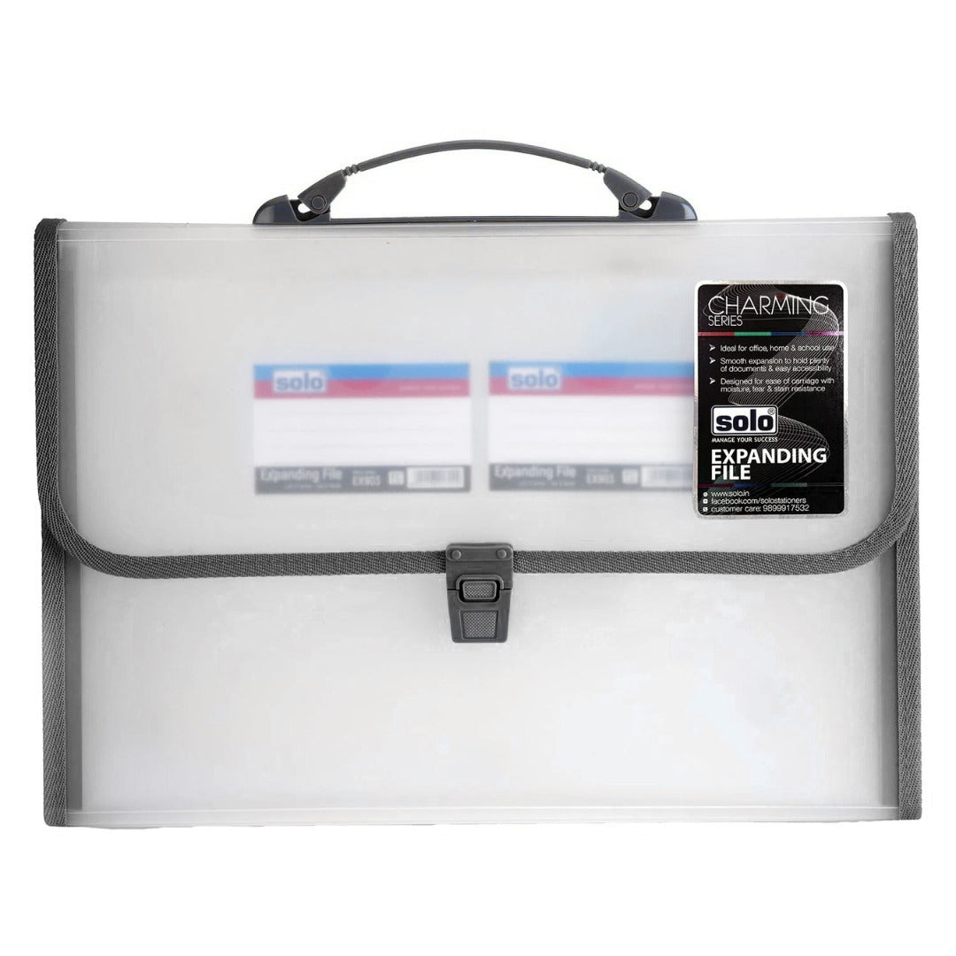 Solo Expanding File - Lock and Handle