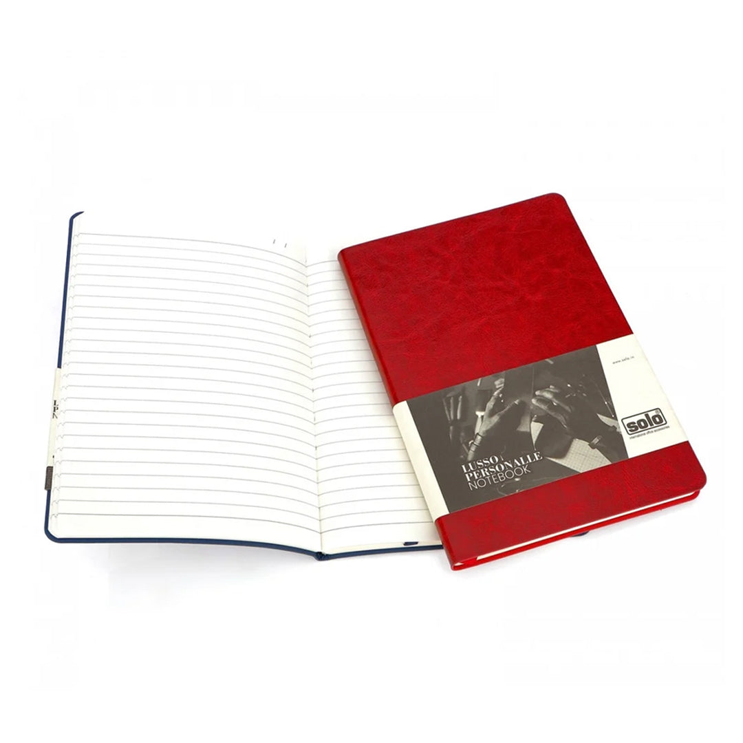 Solo Lusso Personalle Softcover A5 Ruled Notebook