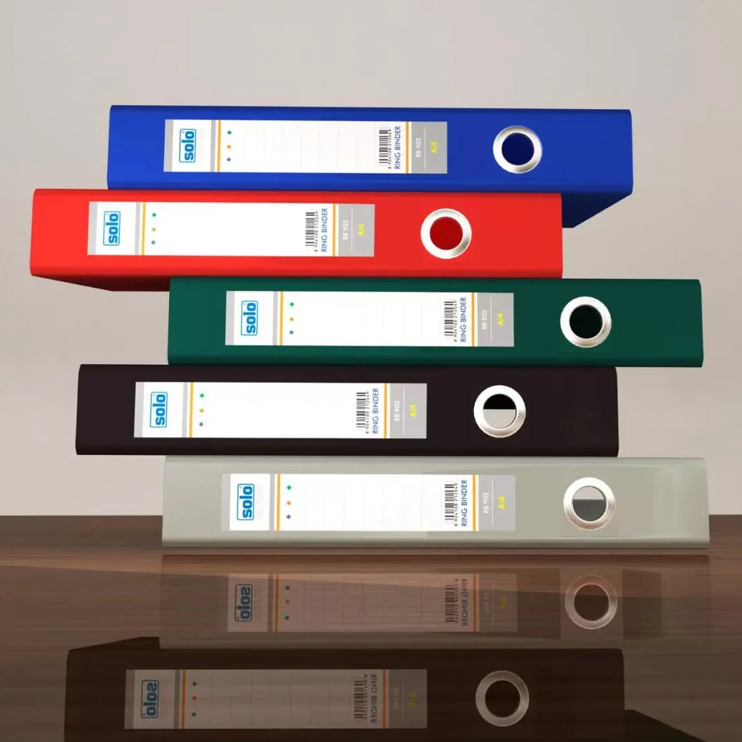 Solo A4 Paper Board-2d-Ring Binder Set