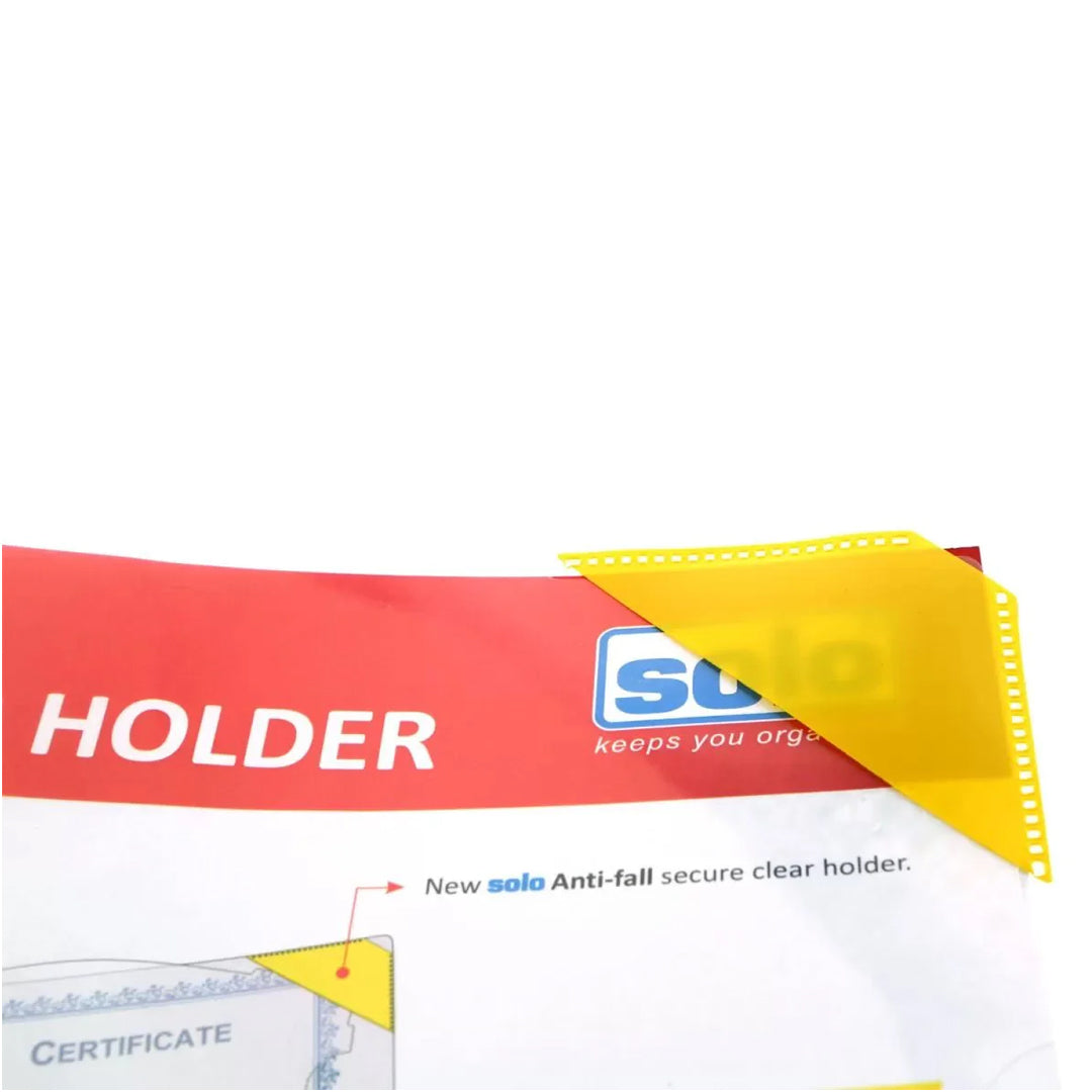 Solo A4 Secure Clear Holder