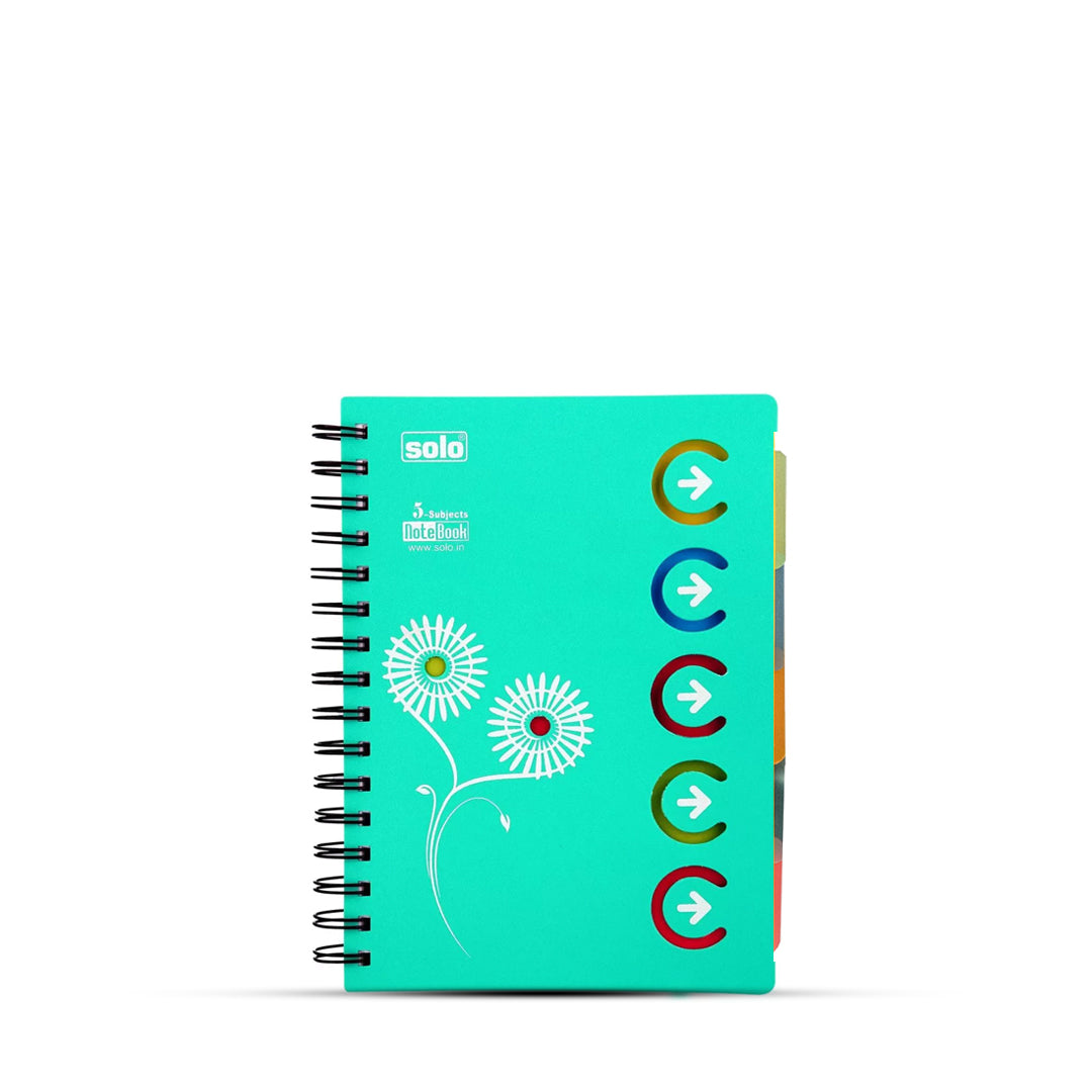 Solo Tango Five Subject A5 Ruled Notebook
