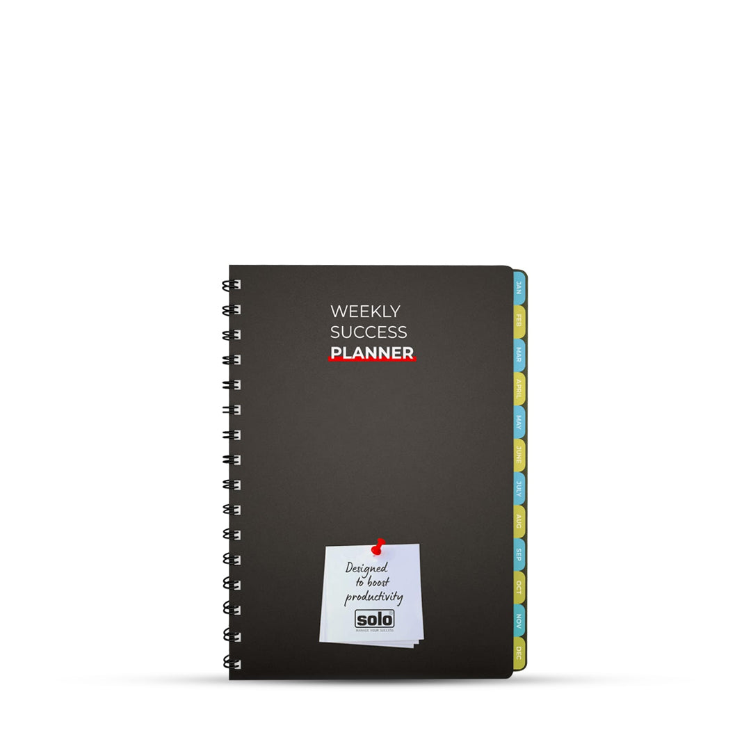 Solo Weekly Success Potrait A5 Planner – SCOOBOO