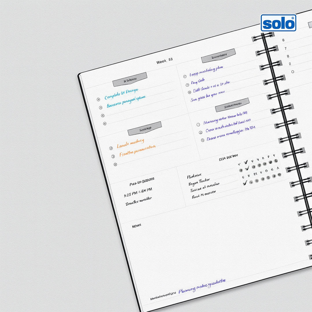 Solo Weekly Success Potrait A5 Planner – SCOOBOO