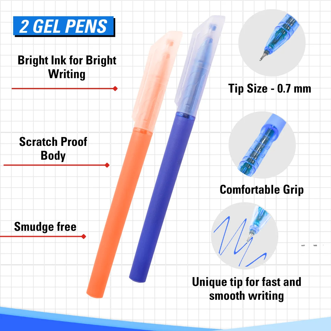 Soni Officemate Topper Exam Kit, All-in-One for Exam Success, Durable Board & Writing Tools